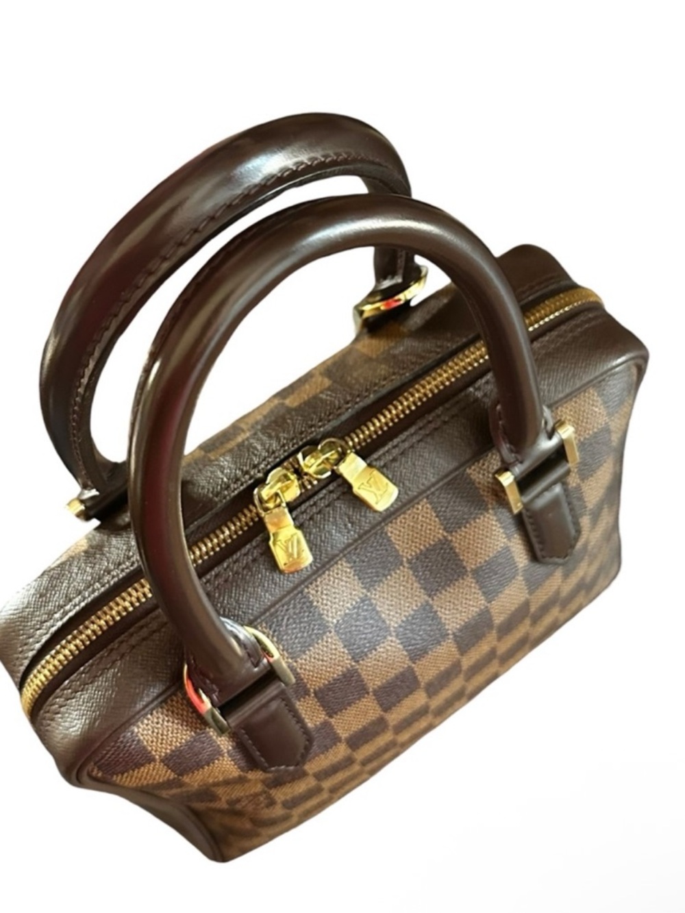 LOUIS VUITTON Damier Ebene Brera Handbag w/ COA - Picture 3 of 12